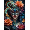 Image de Bluebird Puzzle legpuzzel Lady with a Dragon - 1000 stukjes puzzel.