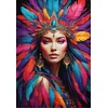 Image de Bluebird Puzzle legpuzzel Indian Beauty - 1000 stukjes kleurrijk.