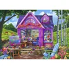 Image de Bluebird Puzzle legpuzzel She Shed Studio - 500 stukjes kleurrijk.