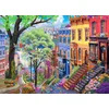 Image de Bluebird Puzzle legpuzzel Spring Hill - 500 stukjes kleurrijk speelgoed.