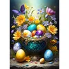 Image de Bluebird Puzzle legpuzzel paas eieren en bloemen - 500 stukjes.