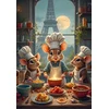 Image de Bluebird Puzzle legpuzzel Little Chefs of Paris - 1000 stukjes puzzel.