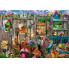 Image de Bluebird Puzzle legpuzzel Garden Tool Fence - 1000 stukjes puzzel.