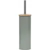 Image de Tendance Toilet/badkamer toiletborstel met houder - Bamboo Vibe - olijfgroen - D10 x H40 cm
