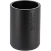Image de Tendance Tandenborstelbeker 102 serie - zwart - PS - 7,5 x 10,7 cm - beker badkamer - tandenborstelhouder