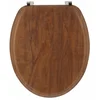 Image de Tendance Toiletbril Royal Nature - acacia houtlook - MDF hout - universeel - standaard wc bril