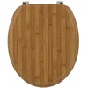 Image de Tendance Toiletbril Royal Nature - bamboe hout look - MDF hout - universeel - standaard wc bril