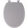 Image de Tendance Toiletbril Breeze - lichtgrijs - MDF hout - universeel - standaard wc bril