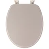 Image de Tendance Toiletbril Breeze - beige - MDF hout - universeel - standaard wc bril