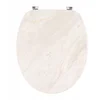 Image de Tendance Marble Toiletzitting Beige Marmer 18 inch - Stijlvol & Duurzaam