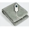 Image de SENSLY® Elektrisch deken/dekbed - Mint/Grijs - 3 Standen - 120 x 160 cm