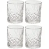 Image de Cook Concept Cocktail Drinkglazen - Luxe relief - transparant - glas - set 4x stuks - 300 ml