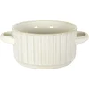 Image de Home Deco Factory Soepkommen Florence - creme wit - 1x stuks - 14 x 7 cm - keramiek - soepkommetjes