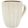 Image de Home Deco Factory Koffiemokken Venice - 1x stuks - Keramiek - creme wit - 300 ml - 8 x 11 cm - Luxe uitstraling - Italiaanse stijl