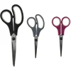 Image de Cook ConceptHuishoud en keuken scharen set van 3x stuks - kleurenmix - 21/17 en 14 cm - rvs metaal/kunststof - voedsel geschikt