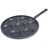 Image de Lily Cook Mini Pannenkoekenpan - Alle kookplaten geschikt - zwart - dia 30 cm - mini eitjes - 7 uitsparingen - pancakes