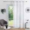 Image de Geborduurde voile in grafische stijl