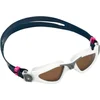 Image de Aquasphere Kayenne Small - Zwembril - Volwassenen - Brown Polarized Lens - Wit/Grijs