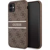 Image de Guess 4G Printed Stripe Back Case - Geschikt voor Apple iPhone 11 (6.1") - Bruin