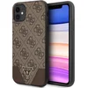 Image de iPhone 11/XR Backcase hoesje - Guess - Effen Bruin - Kunstleer