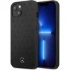 Image de Mercedes-Benz Stars Leather Back Case - Geschikt voor Apple iPhone 13 Mini (5.4") - Zwart
