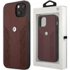 Image de iPhone 13 Mini Backcase hoesje - BMW - Effen Rood - Leer