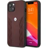 Image de iPhone 13 Backcase hoesje - BMW - Effen Rood - Leer