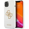 Image de Guess Silicone 4G Logo Back Case - Geschikt voor Apple iPhone 13 Mini (5.4") - Wit