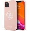 Image de Guess Silicone Back Cover voor Apple iPhone 13 Mini - Bescherm je Telefoon met Roze Hoesje - Bescherm je Telefoon met Bescherming.