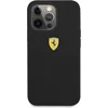 Image de Ferrari Silicone Back Case - Geschikt voor Apple iPhone 13 Pro (6.1") - Zwart
