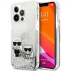 Image de Karl Lagerfeld Liquid Glitter Serie - Roestvrijstalen iPhone Hoes - iPhone 13 Pro Max 6,7" - Gehard - Kunststof