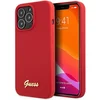 Image de Guess Silicone Retro Back Case - Geschikt voor Apple iPhone 13 Pro Max (6.7") - Rood