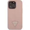 Image de Guess Saffiano Triangle Back Case - Geschikt voor Apple iPhone 13 Pro (6.1") - Roze
