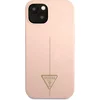 Image de Guess Silicone Triangle Line Back Case - Geschikt voor Apple iPhone 13 (6.1") - Roze