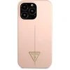 Image de Guess Silicone Triangle Line Back Case - Geschikt voor Apple iPhone 13 Pro (6.1") - Roze