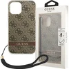 Image de Guess 4G Serie - iPhone 11 Hoes - Bruin - Strap - Luxe Ontwerp