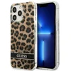 Image de Guess Hardcase Leopard Collectie - iPhone 13 Hoes - Bruin - Luxe Ontwerp