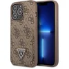 Image de Guess Saffiano Geschikt Voor iPhone 13 Pro kaarthouder hoesje - Bruin