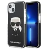 Image de Karl Lagerfeld Iconik Karl Serie - iPhone 13 mini Hoes - Hardcase - Zwart