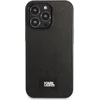 Image de Karl Lagerfeld Saffiano Plaque Back Case - Geschikt voor Apple iPhone 13 Pro (6.1") - Zwart