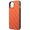 Image de Karl Lagerfeld Perforated Allover Back Case - Geschikt voor Apple iPhone 13 Mini (5.4") - Oranje