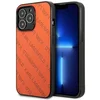 Image de Karl Lagerfeld Perforated Allover Back Case - Geschikt voor Apple iPhone 13 Pro (6.1") - Oranje