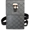 Image de Karl Lagerfeld Universal phone pouch - Monogram - Zilver