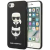 Image de Karl Lagerfeld Serie - Saffiano Hardcase voor iPhone 7 - Zwart - Iconisch Design