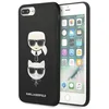 Image de Karl Lagerfeld iPhone 7 Plus Serie - Hardcase Saffiano - Uniek Motief - Zwart