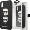 Image de Karl - Lagerfeld - KLHCI65SAKICKCBK iPhone XS Max zwart/zwart hardcase Saffiano Karl&Choupette Head