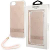 Image de Guess - GUOHCI8H4STP - iPhone SE - 2022 / SE - 2020 / 7/ - 8 - roze/roze - hardcase - 4G - printband