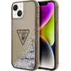 Image de Guess Liquid Glitter Triangle Back Case geschikt voor Apple iPhone 14 Plus (6.7") - Zwart/Blauw