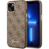 Image de Guess Apple iPhone 14 Plus Back Cover Telefoonhoesje - Beschermende Polycarbonaat/PU-hoes - Bruin