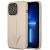 Image de Guess Saffiano - iPhone 14 Pro Hoes - Beige - Exclusief Ontwerp - Ultralicht